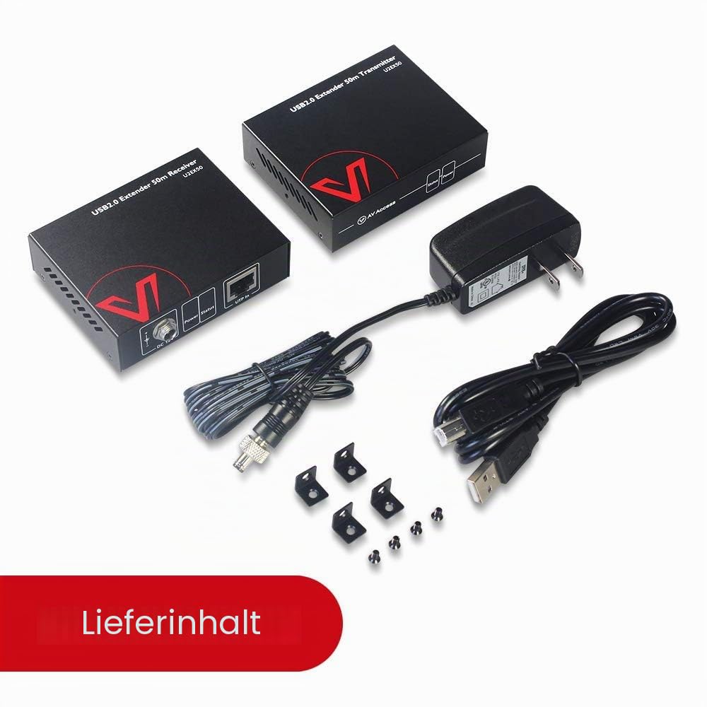 USB 2.0 Extender über Cat5e/6/7 bis 60m mit 4 Ports - Bild 8