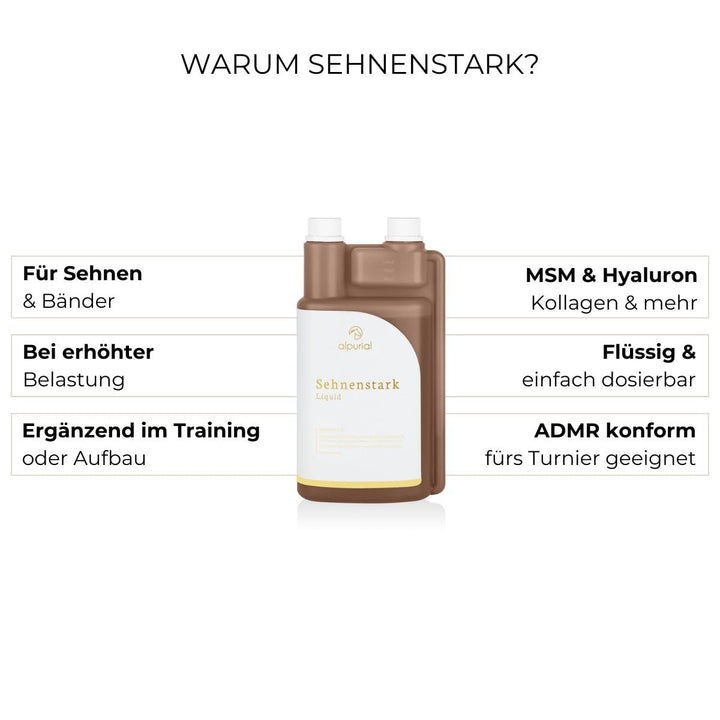 Ergänzungsfuttermittel Pferd Sehnen &amp; Bänder mit MSM, Hyaluron &amp; Kollagen - Bild 3