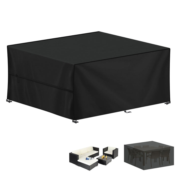 Gartenmöbel Schutzhülle 250x200x80cm 420D Oxford wasserdicht Winterschutz
