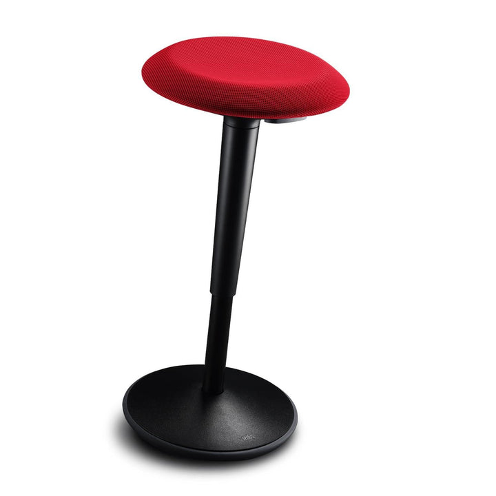 Ergonomischer Stehhocker höhenverstellbar 53–80 cm Kunststoff Rot