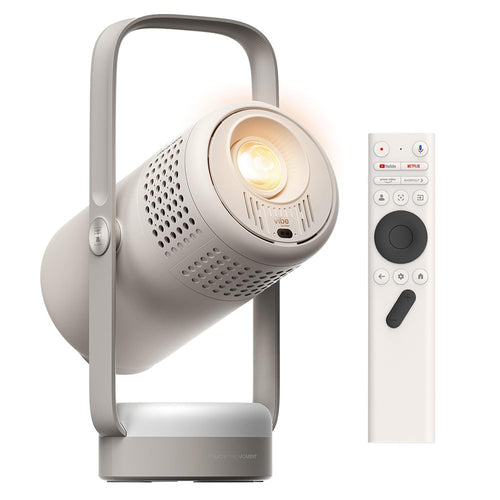 Mini Beamer tragbar Full HD 1080p mit Akku Google TV JBL Sound