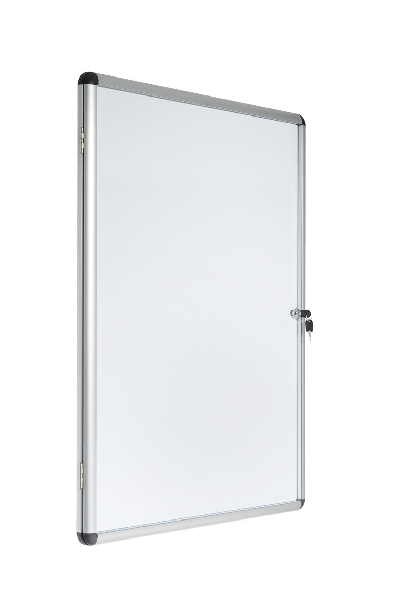 Schaukasten magnetisch abschliessbar Whiteboard 4x DIN A4 Alurahmen - Bild 4