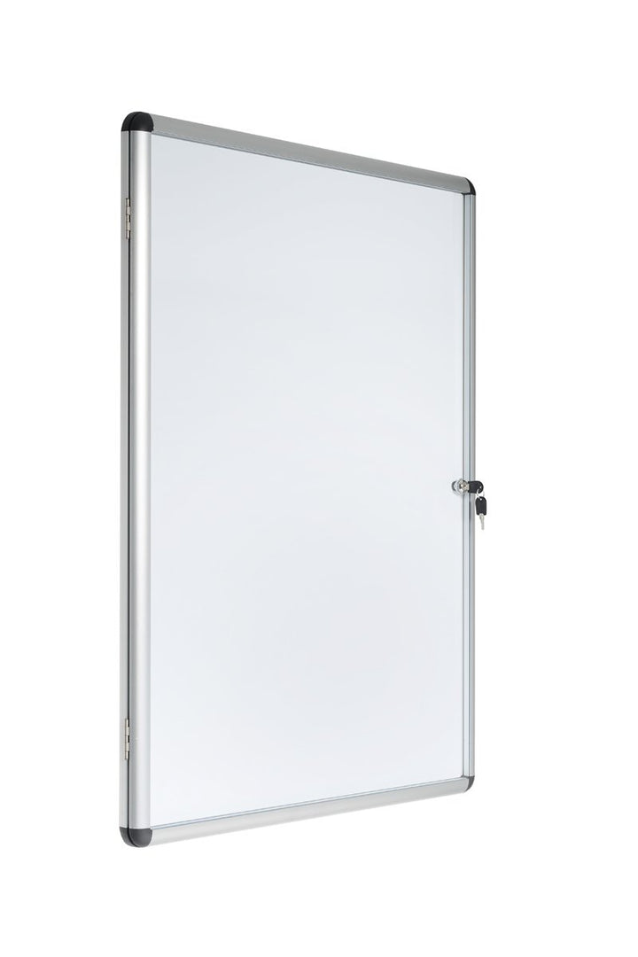 Schaukasten magnetisch abschliessbar Whiteboard 4x DIN A4 Alurahmen - Bild 4