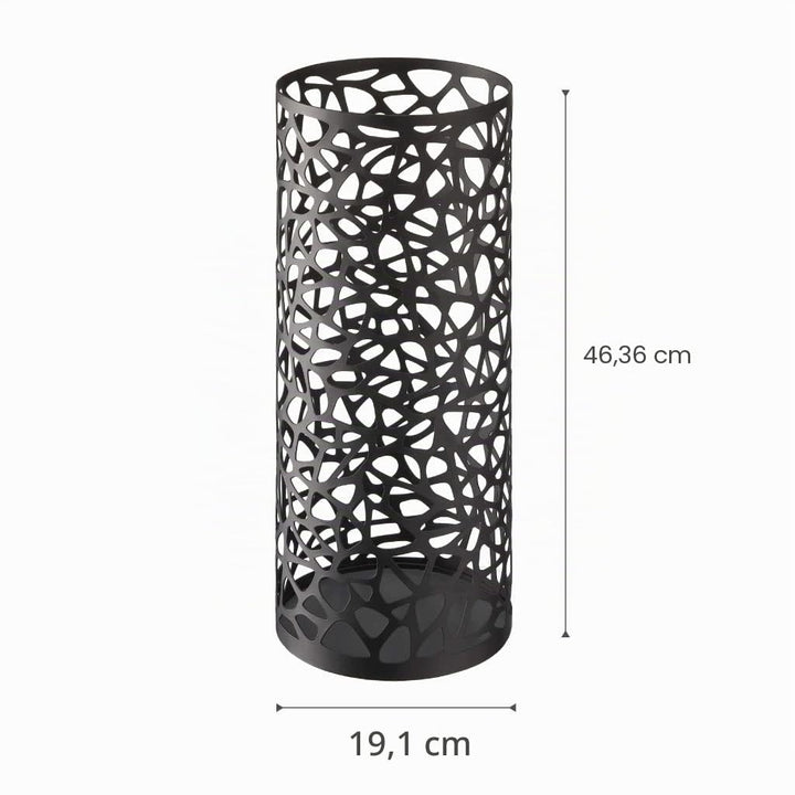 Schirmständer Stahl rund minimalistisch für 6 Schirme schwarz - Bild 5
