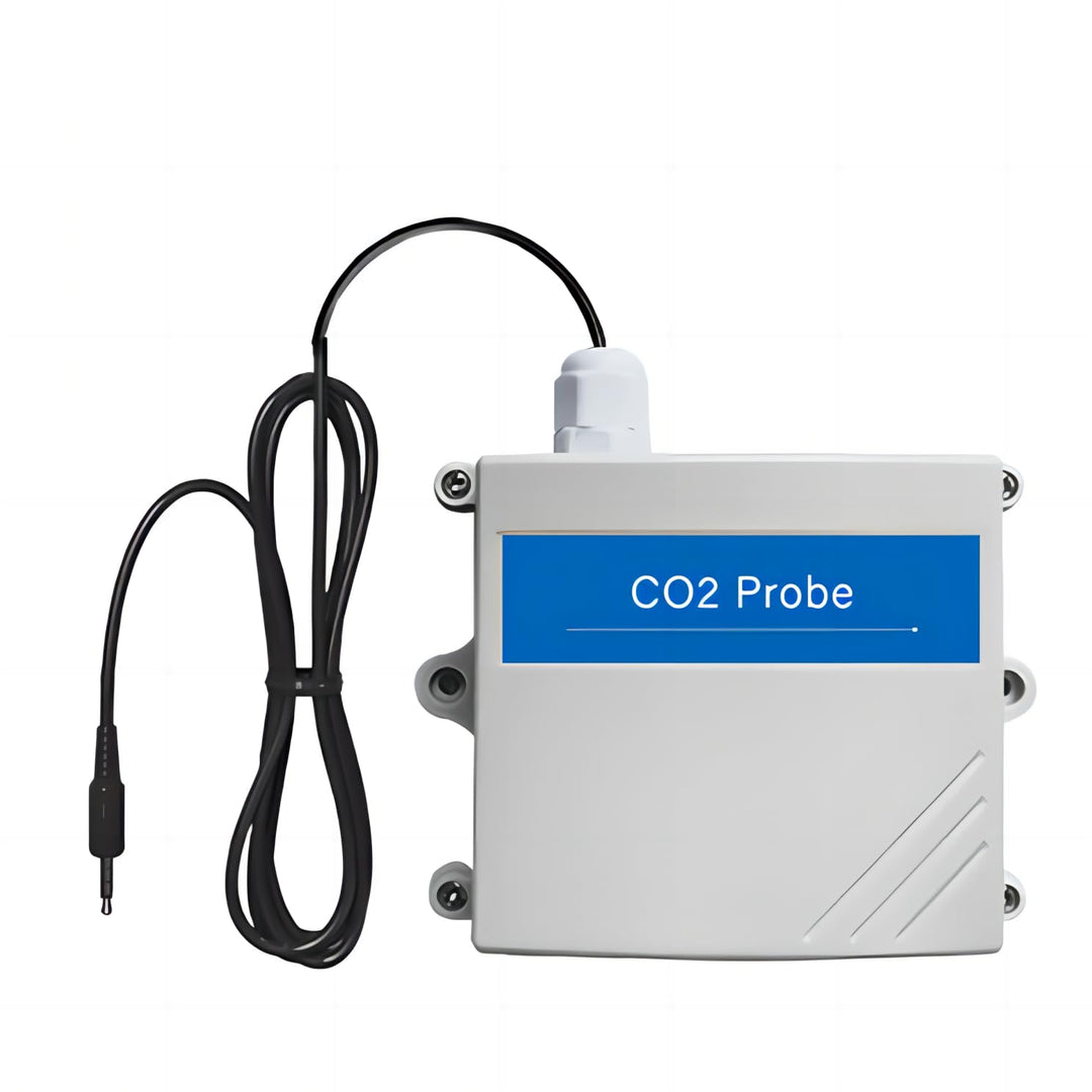 CO2-Sensor Industrie 0–10.000 ppm mit 3 m Kabel für Gewächshaus