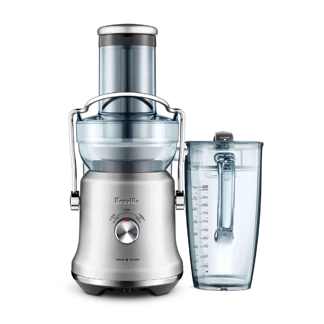 Entsafter Edelstahl mit Cold Spin Technologie, grosses Einwurfloch