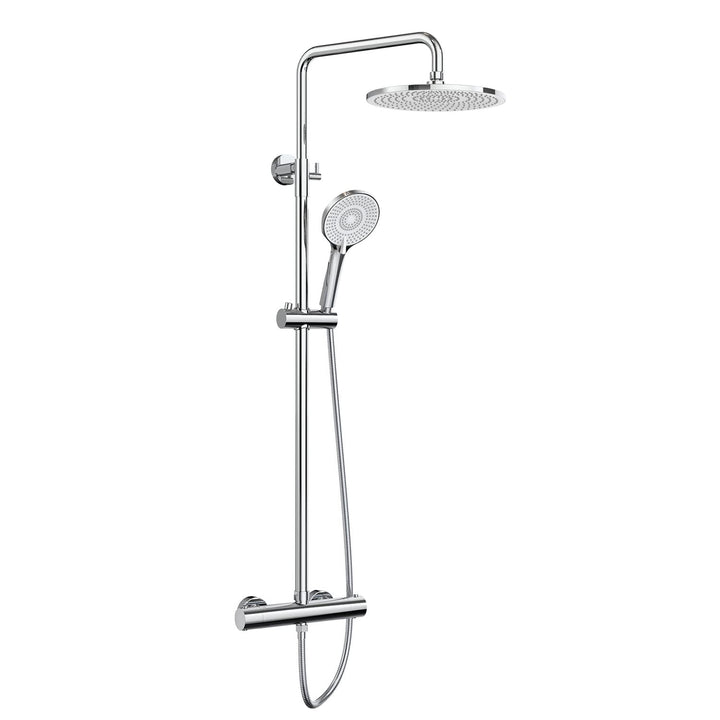 Duschsystem mit Thermostat Chrom 25cm Regendusche 3 Strahlarten - Bild 8