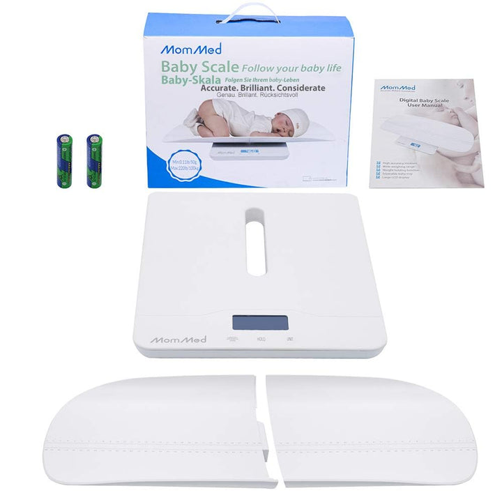 Babywaage digital mit Hold-Funktion 0–100 kg abnehmbarer Aufsatz - Bild 8