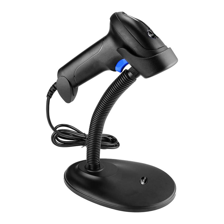 2D Barcode Scanner kabellos mit Ständer USB QR PDF417 Datenmatrix
