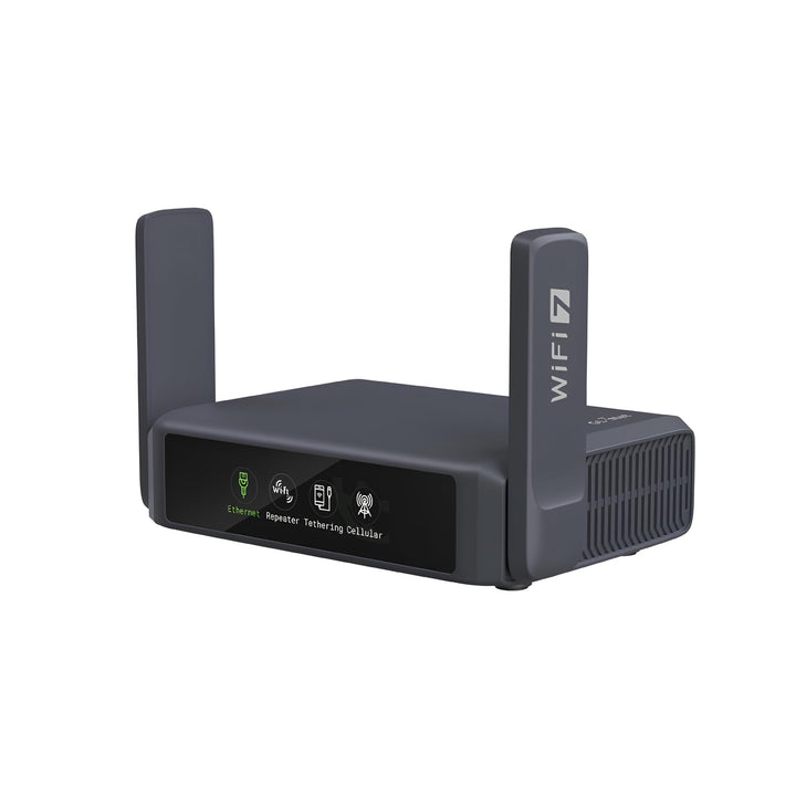 Reise-Router WiFi 7 Dualband mit Touchscreen und VPN 2.5G