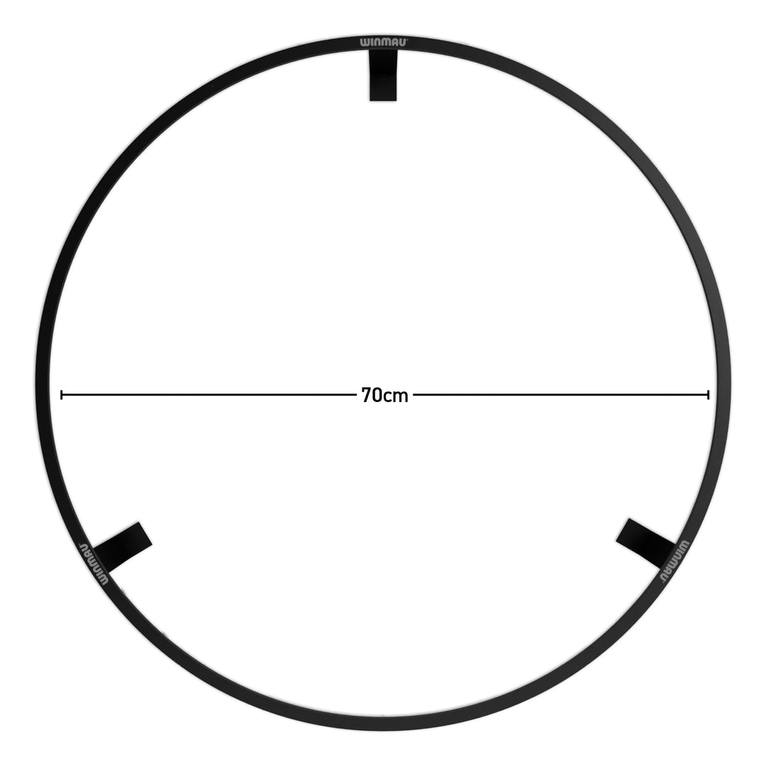 Dartboard-Beleuchtung 360-Grad LED mit Surround schwarz Aluminium - Bild 4