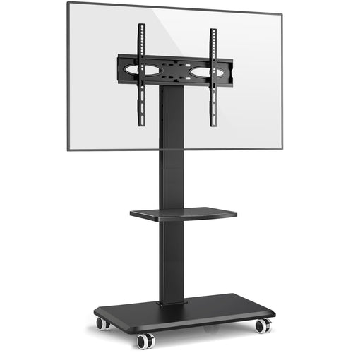 TV Ständer mit Rollen 26-70 Zoll Stahl höhenverstellbar schwenkbar