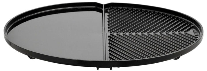 Grillplatte Aluminium CeramiCoat 45 cm halb gerippt für Cadac Carri Chef