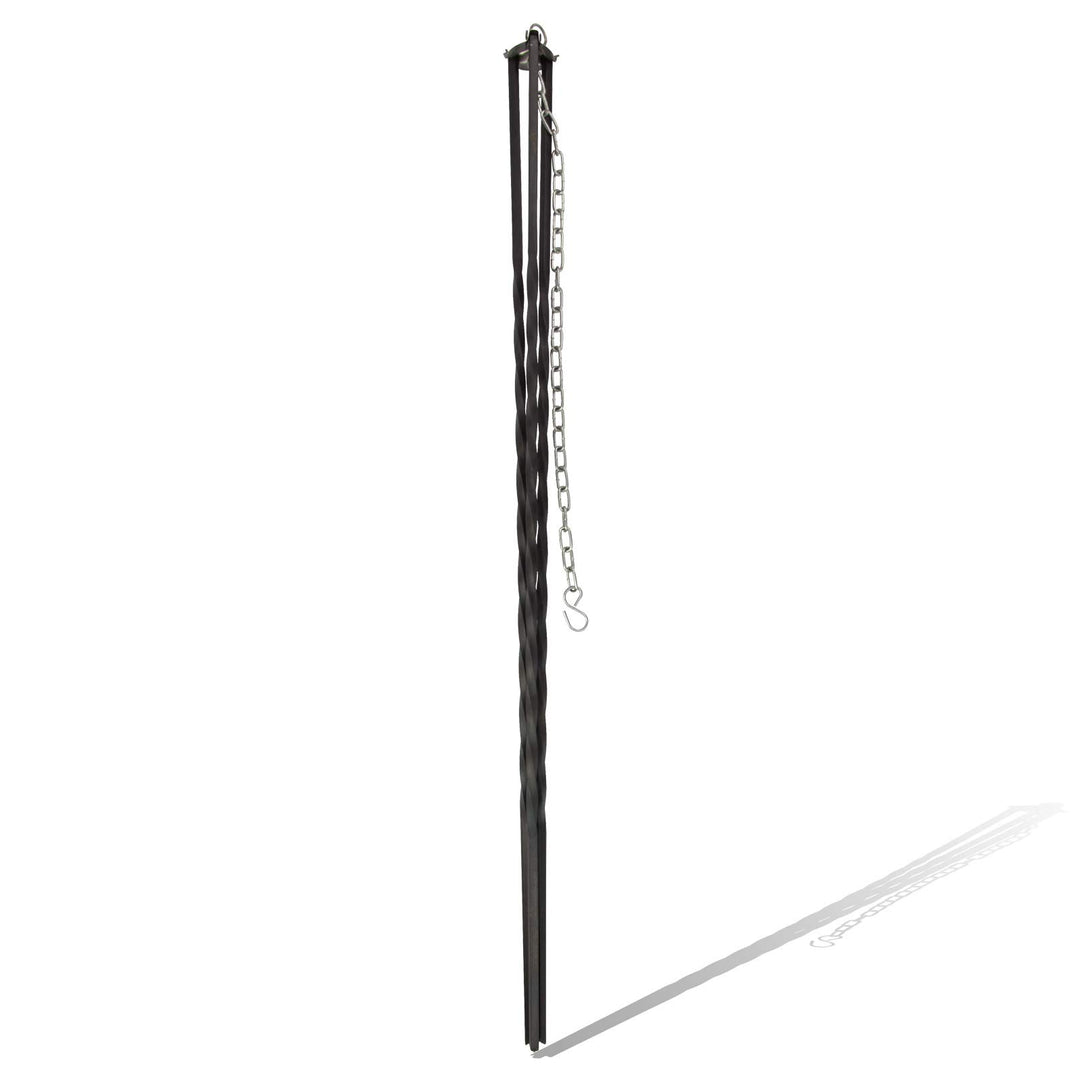 Dreibein-Ständer Gulaschkessel höhenverstellbar 70 cm Kette 2,98 kg - Bild 3