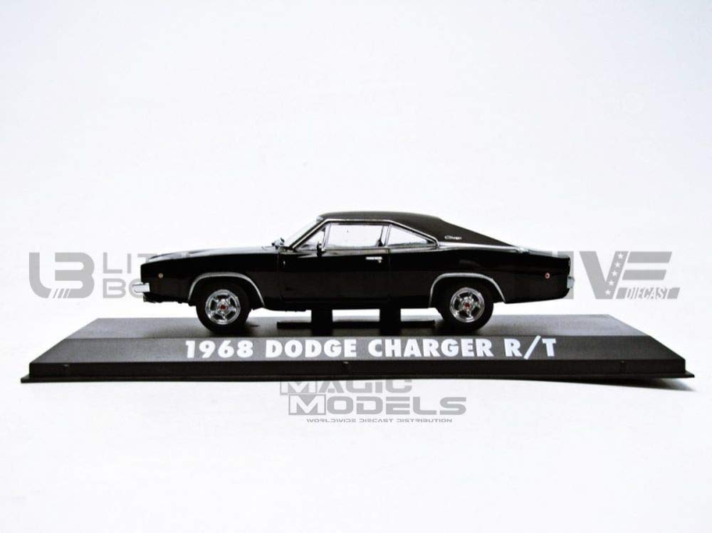 Modellauto Dodge Charger 1968 Bullitt Film 1:43 Schwarz Sammlermodell - Bild 3