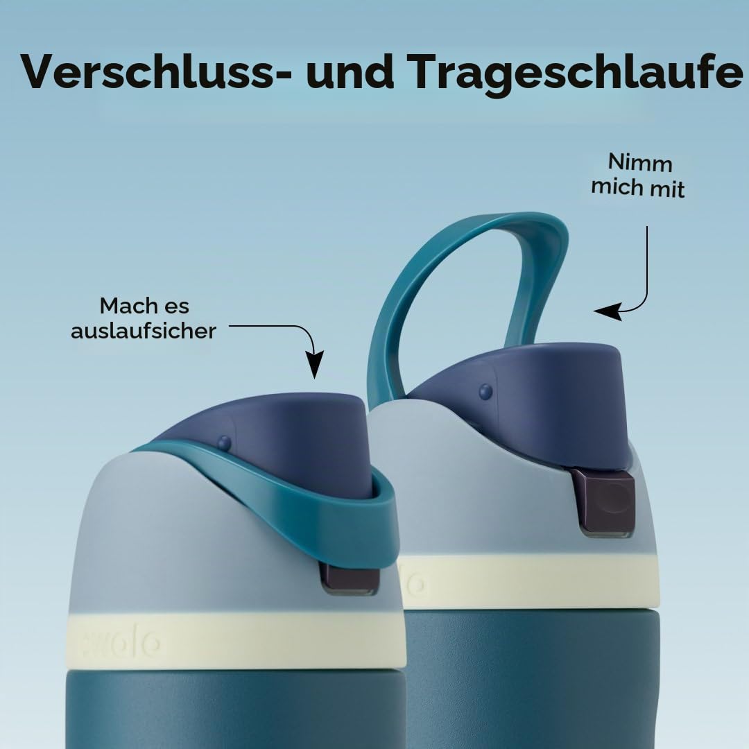 Trinkflasche Edelstahl doppelwandig 710ml mit 2-in-1 FreeSip Deckel - Bild 3