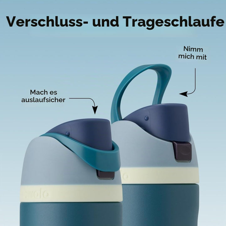 Trinkflasche Edelstahl doppelwandig 710ml mit 2-in-1 FreeSip Deckel - Bild 3