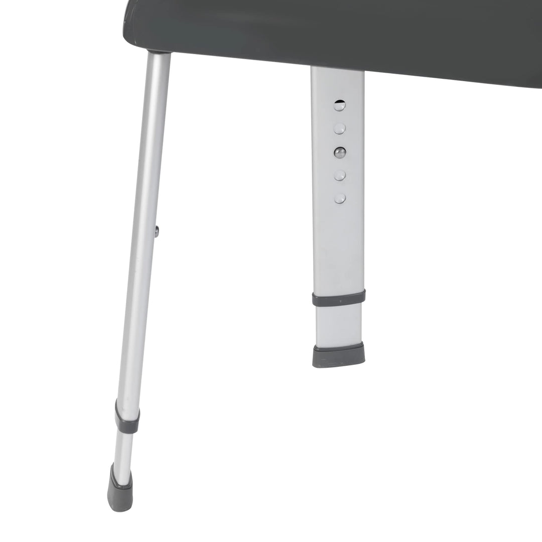 Duschhocker höhenverstellbar Aluminium 130 kg anthrazit TÜV/GS - Bild 5