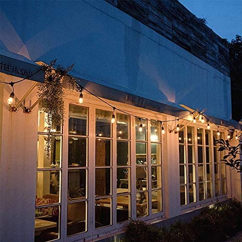LED Lichterkette Aussen 30m S14 Warmweiss IP65 mit 30 E27-Birnen - Bild 8