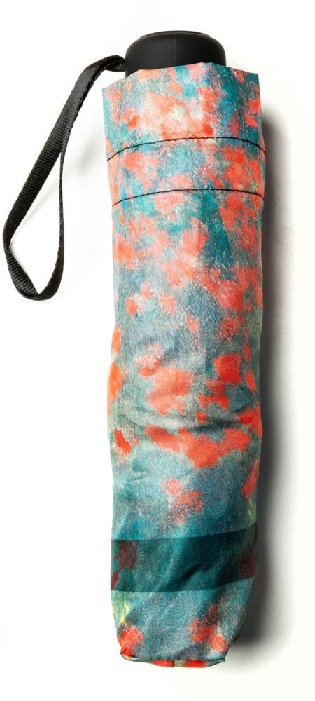 Taschenschirm Damen Monet Mohnblumenfeld UV-Schutz Mini 103cm - Bild 4