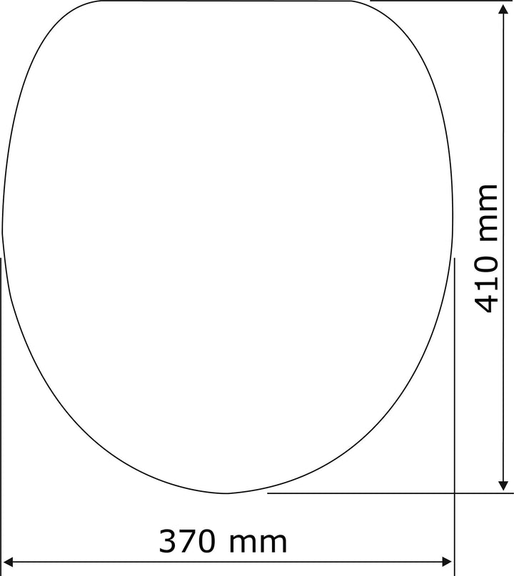 WC-Sitz Tropical MDF mit Tropen-Design oval 37x41 cm - Bild 4