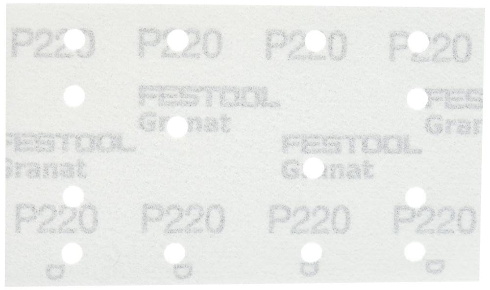 Schleifstreifen 80x133 mm P220 Granat Holz &amp; Lack 100 Stück - Bild 2