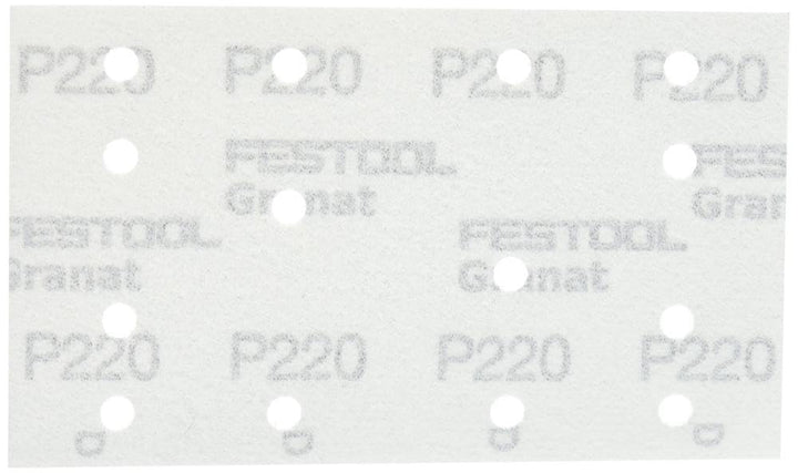 Schleifstreifen 80x133 mm P220 Granat Holz &amp; Lack 100 Stück - Bild 2