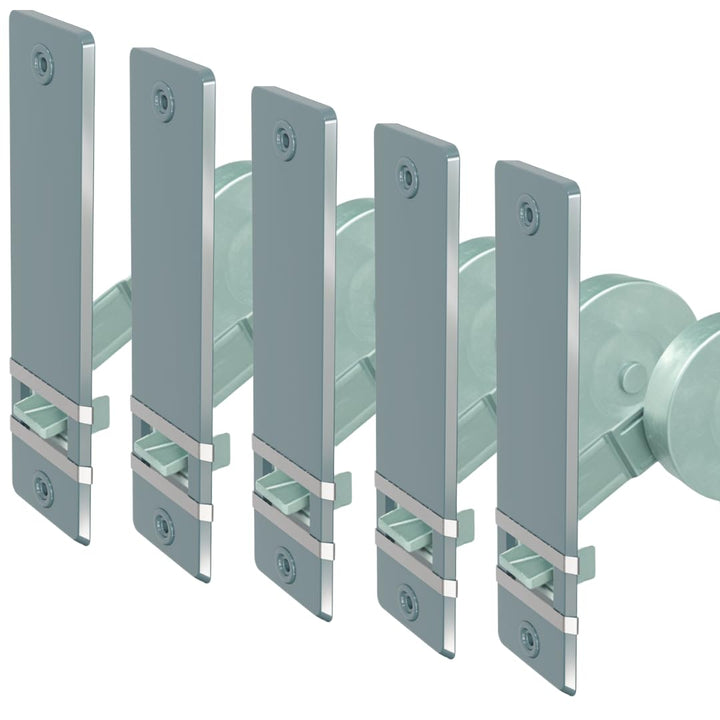 Rolladen Gurtwickler Unterputz Grau 5er-Set Maxigurt 23mm