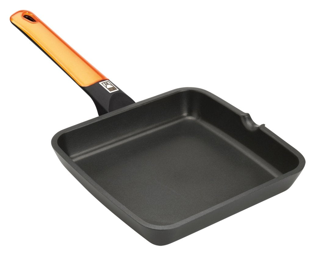 Grillpfanne Aluminiumguss 28 cm mit Antihaftbeschichtung, Induktion