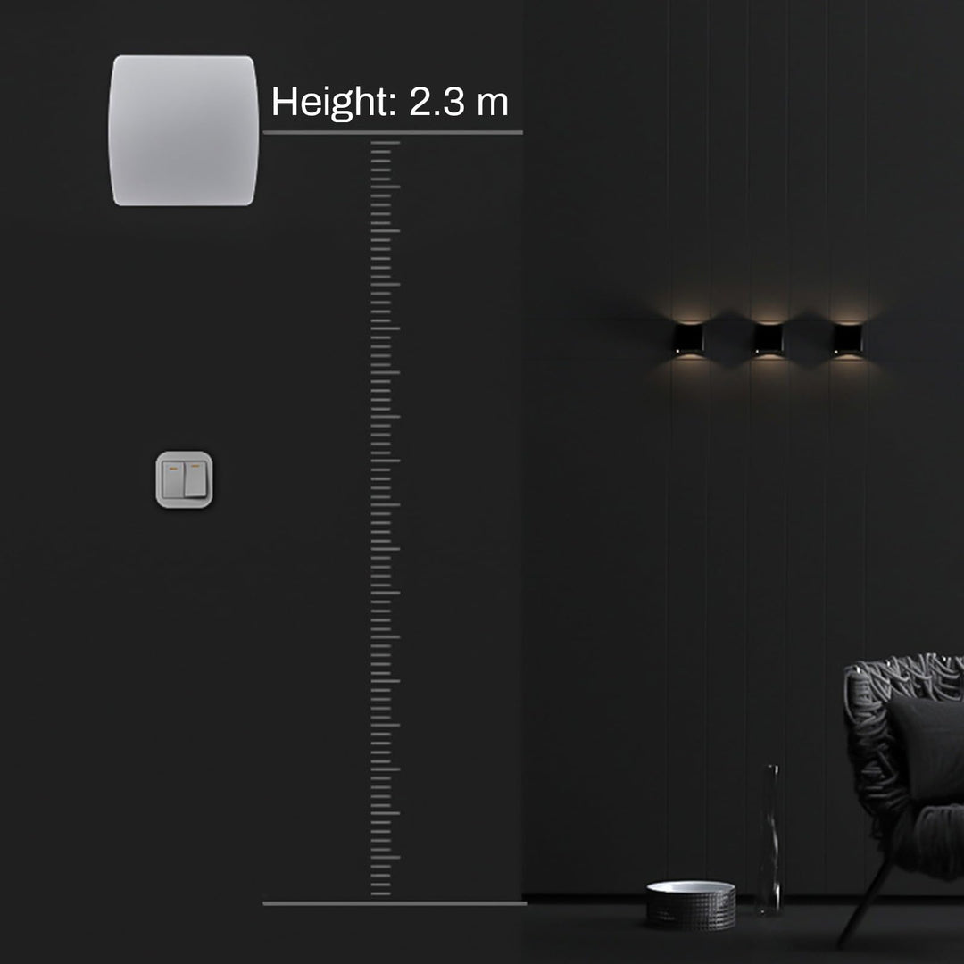 Badlüfter 100mm mit Nachlauf und Rückstauklappe leise 34dB - Bild 7
