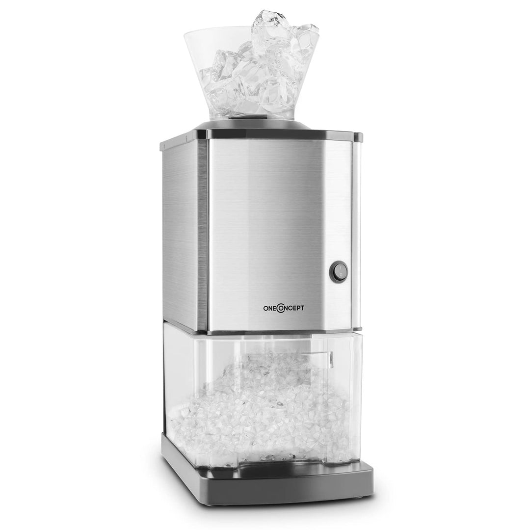 Eiscrusher Elektrisch 3,5L Edelstahl 15kg/h für Cocktails