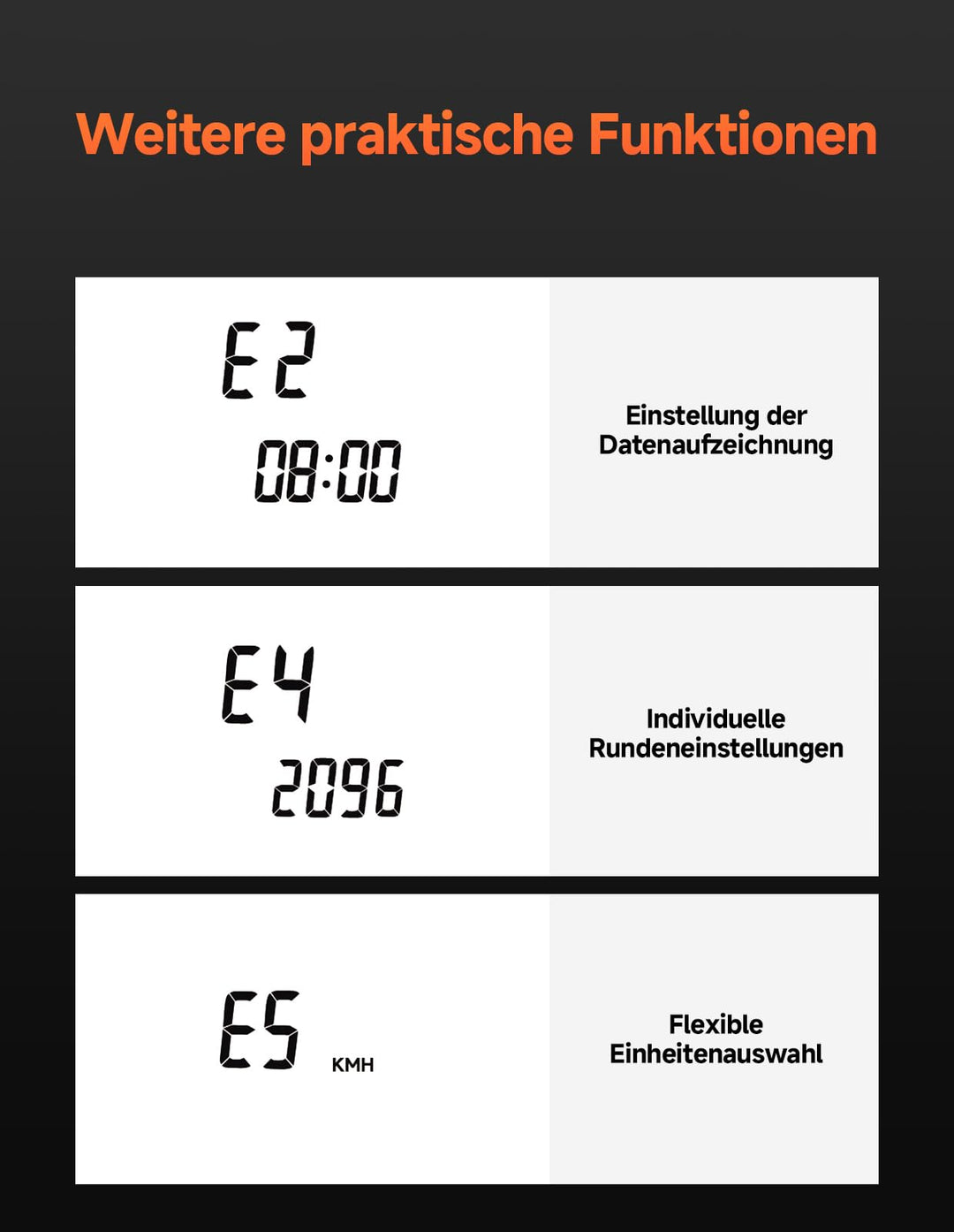 GPS Fahrradcomputer kabellos 5-Satelliten ANT+ Bluetooth 2,6 Zoll - Bild 10