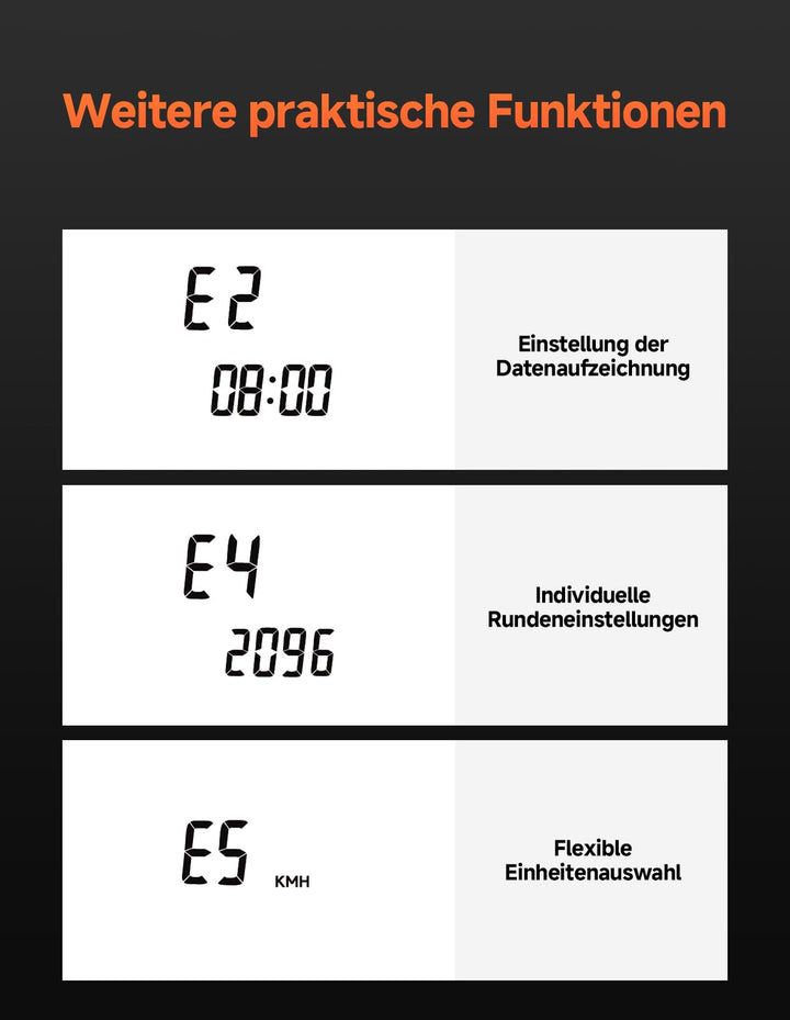 GPS Fahrradcomputer kabellos 5-Satelliten ANT+ Bluetooth 2,6 Zoll - Bild 10