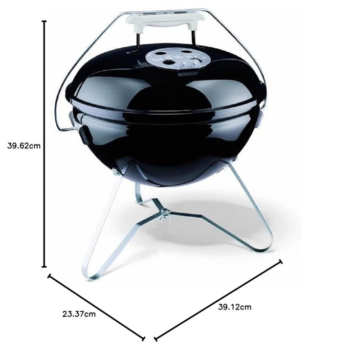 Holzkohlegrill tragbar Ø 37 cm dreifl. vernickelter Rost für Camping - Bild 5