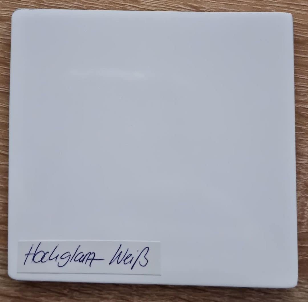 Blumenkübel Fiberglas quadratisch 30x30x30cm Hochglanz Weiss - Bild 7