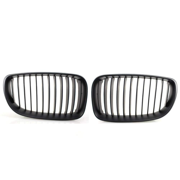 Kühlergrill ABS Schwarz Matt für BMW 1er E81 E82 E87 E88 LCI, 2-teilig - Bild 3