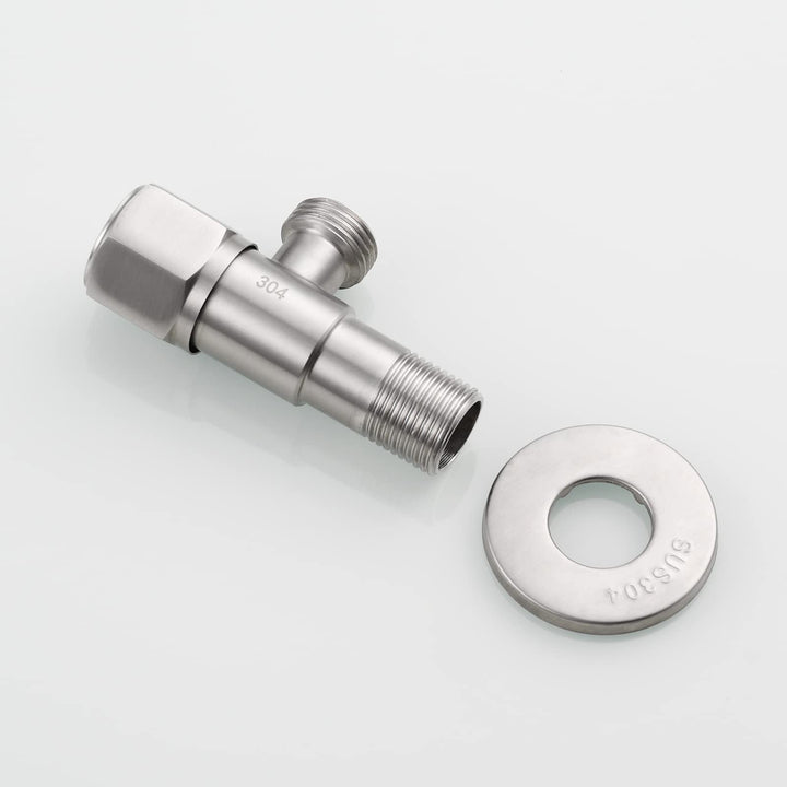 Bidet-Handbrause WC Komplett-Set Edelstahl gebürstetes Nickel - Bild 8