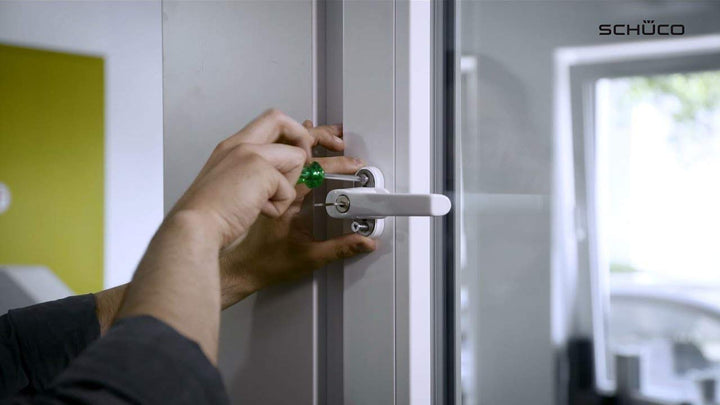 Fenstergriff abschließbar Weiss für Schüco CT 70 / SI 82, 100 NM - Bild 6
