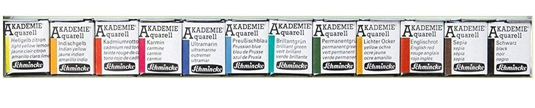 Aquarell Malkasten Metall 12 Farben Näpfchen für Aquarellmalerei - Bild 5