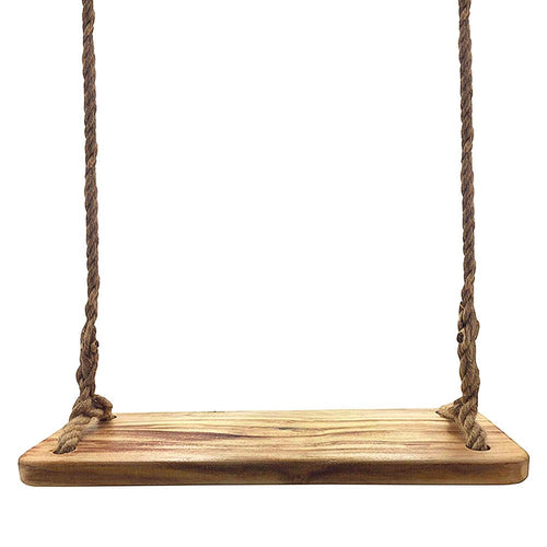 Baumschaukel Holz mit Seil für Kinder und Erwachsene Outdoor