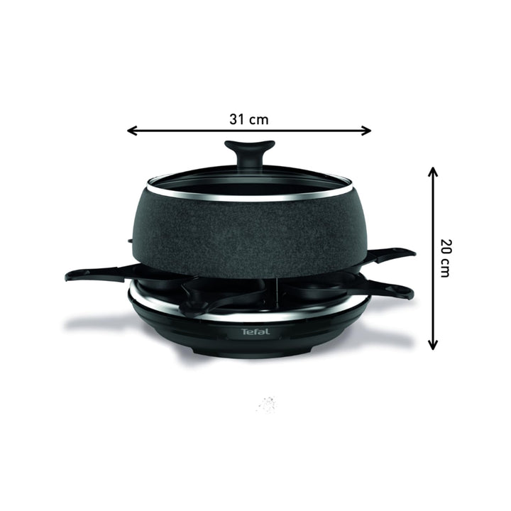 Raclette &amp; Fondue Set 6-in-1 für 6 Personen mit Steinoptik 850W - Bild 7