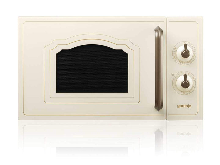 Stand-Mikrowelle mit Grill 20 L 700 W Retro-Design elfenbein - Bild 3