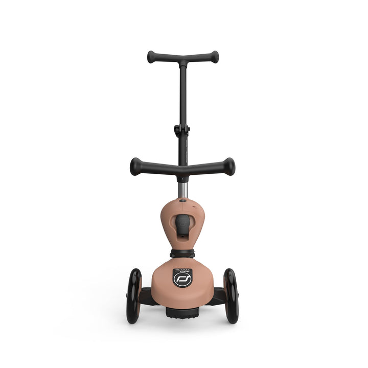 Kinderroller 2in1 Laufrad mit Sitz höhenverstellbar ab 1 Jahr Mocha - Bild 3