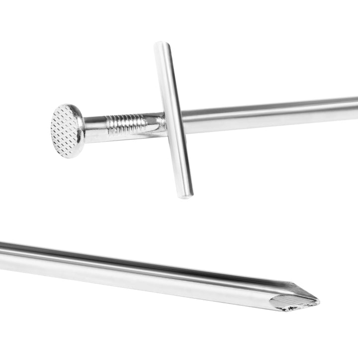 Zelt-Heringe Stahl Kreuzprofil 23 cm für harte Böden, 45 Stück - Bild 8
