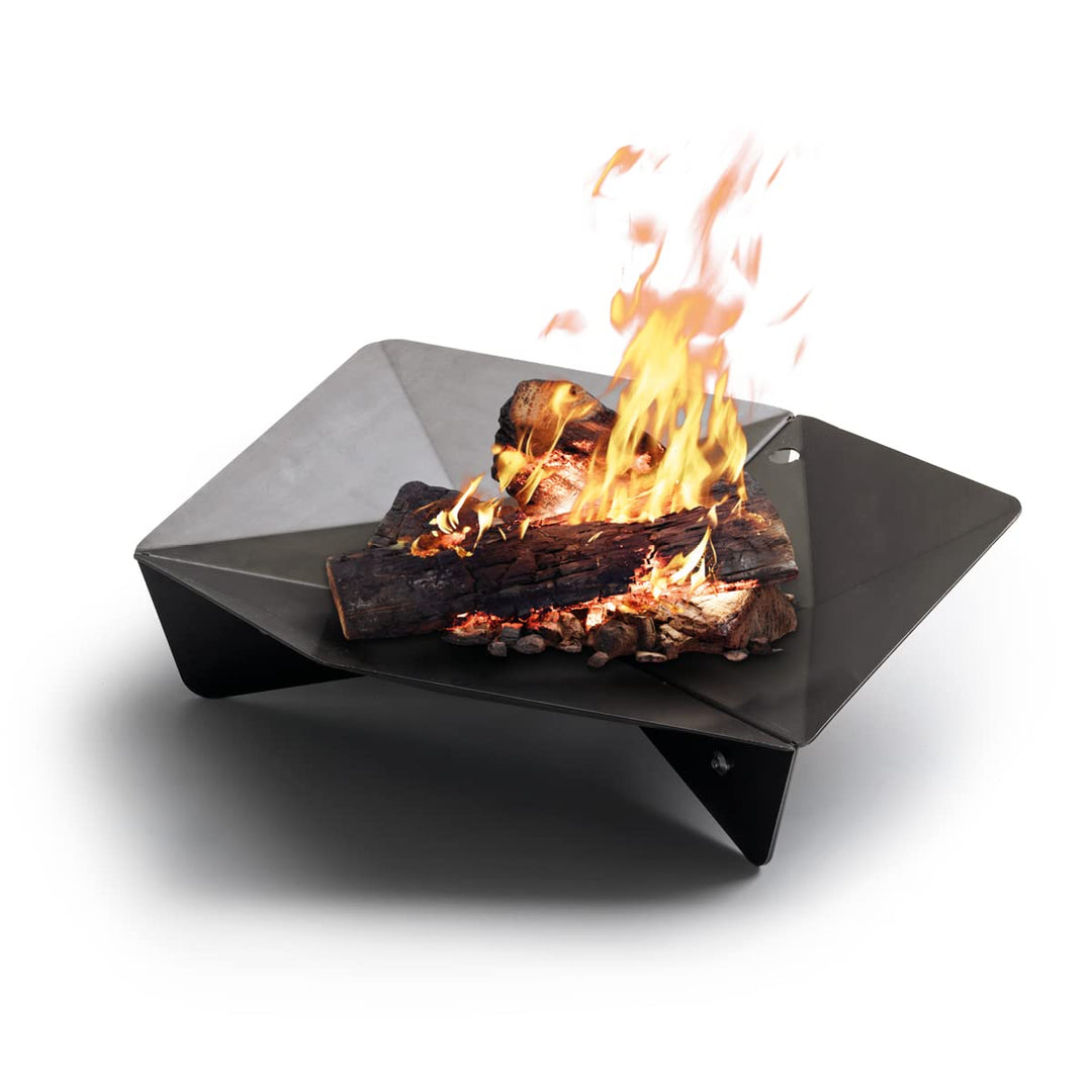 Feuerschale Corten-Stahl Ø65 cm zerlegbar für Terrasse &amp; Garten