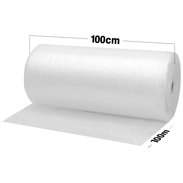 Luftpolsterfolie 100 cm x 100 m, 50 my, 2-lagig für Versand - Bild 3