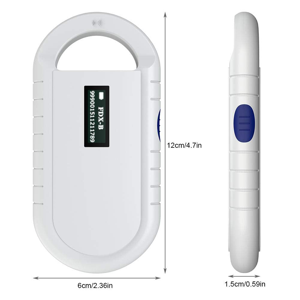 Tier-Mikrochip-Scanner RFID ISO 11784/11785 FDX-B tragbar - Bild 6