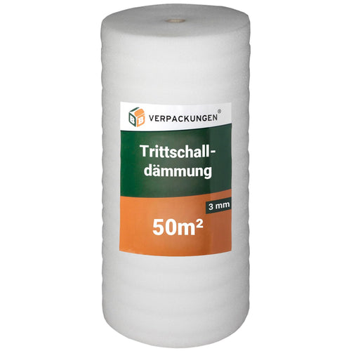 Trittschalldämmung PE-Schaumfolie 3 mm 50 m² Rolle Bodenbelag