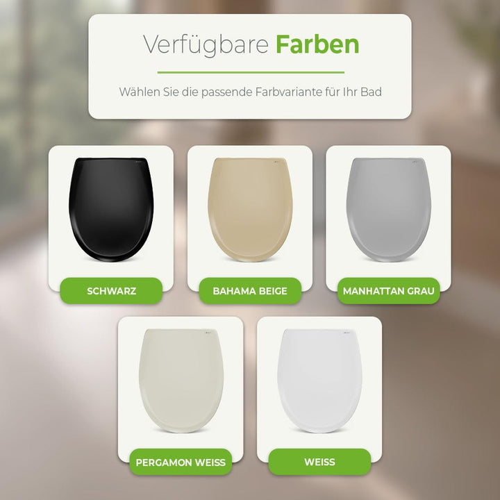 WC-Sitz Oval SoftClose Absenkautomatik Manhattan Grau TakeOff - Bild 9