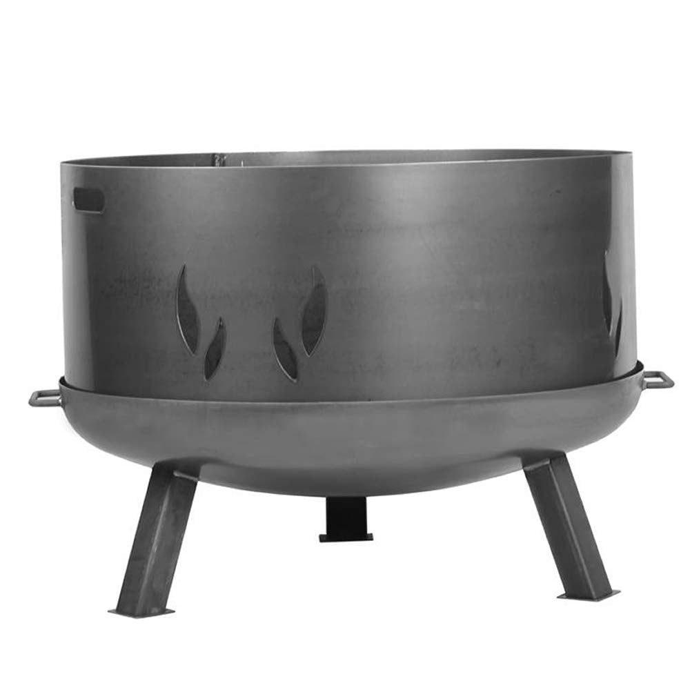 Feuerschalen-Aufsatz Flammendesign Windschutz Stahl 69 cm - Bild 2